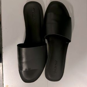 MADEWELL BLACK SANDALS SIZE 9.5 NWOT